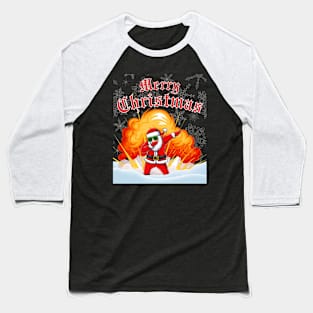 Merry Christmas Dab-splosion Baseball T-Shirt